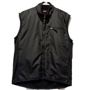 Nordica 2912 Men's Performance Vest XL Black Made In Italy Zip Pocket Soft Shell